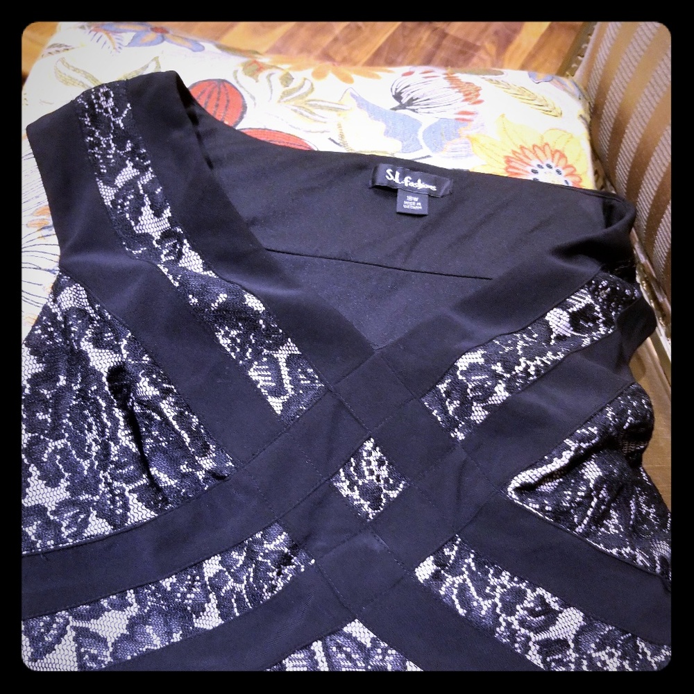 Lace evening gown Brand New
